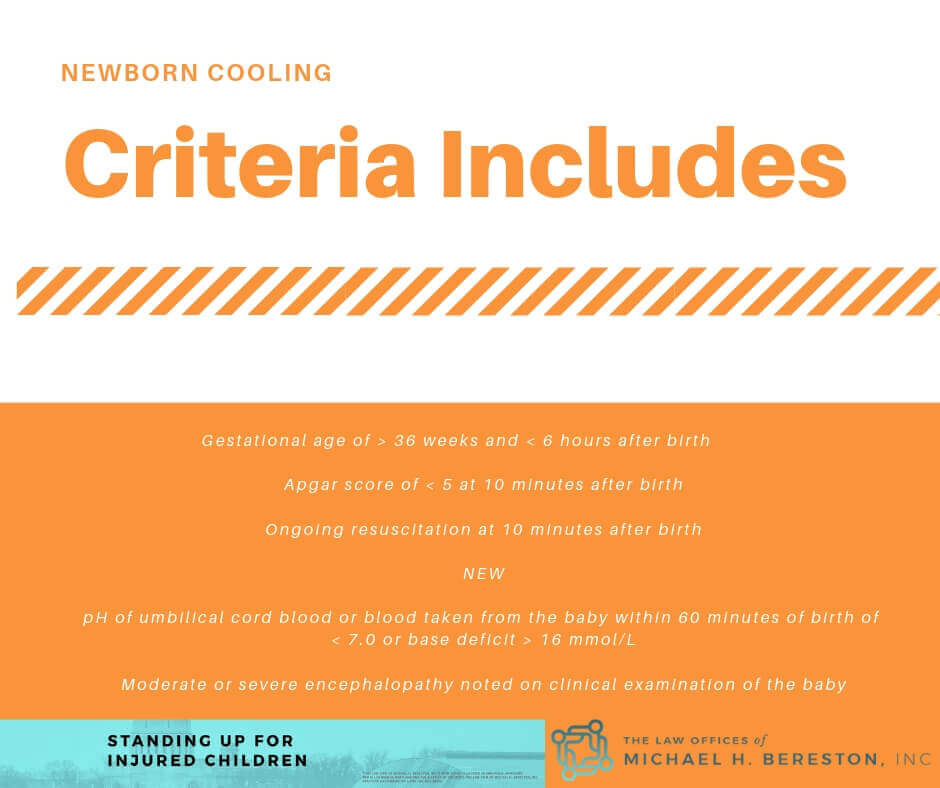 Newborn Cooling Criteria Includes